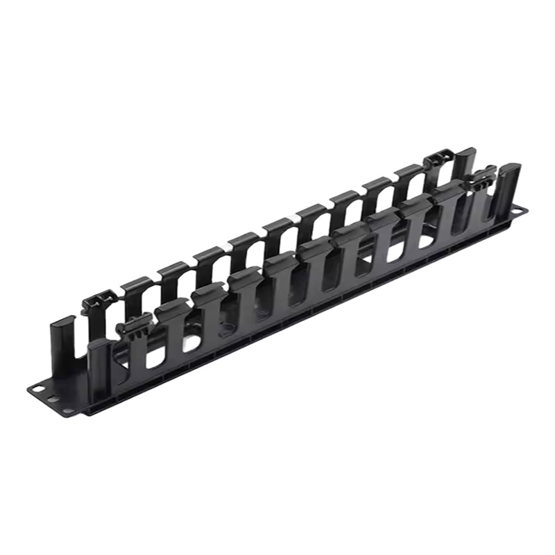 BEST SELLER Network 1U 12 Slots ABS Plastic Cable Organizer Cable Management