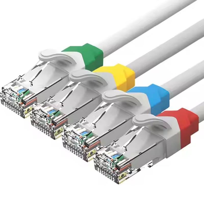 HOT SELLER UTP Unshielded Pure copper Cat5e Cat6 Cat6A molded plug Patch cord