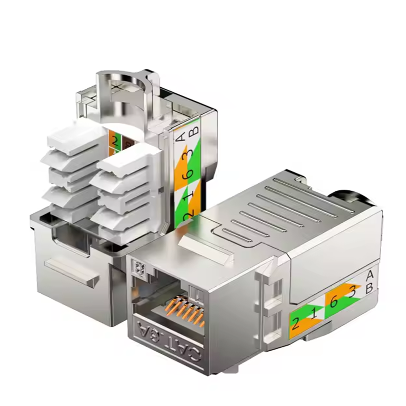 BEST SELLER New Design RJ45 Network Cat6 Shielded Module FTP Keystone Jack For Faceplate