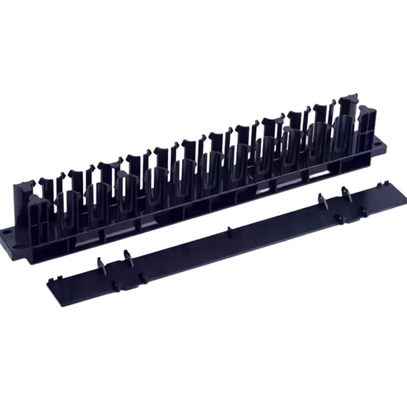 HOT SALE Cable Management -  1U 12 Slots ABS Plastic Cable Organizer Cable Management