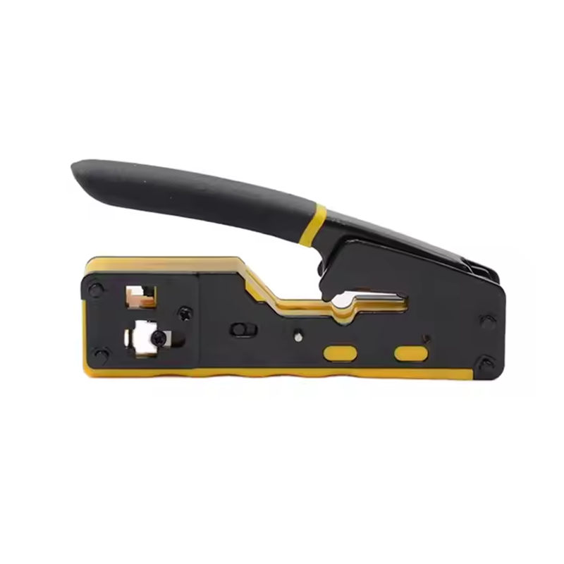 BEST SELLER Network Tool - Cat5 Cat6 Pass Through Crimper for RJ45 RJ11 Network Modular Plug Crimping Tool