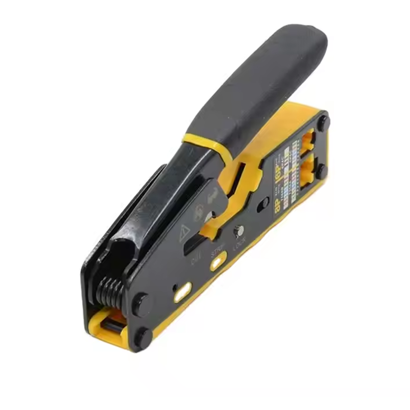 BEST SELLER Network Tool - Cat5 Cat6 Pass Through Crimper for RJ45 RJ11 Network Modular Plug Crimping Tool