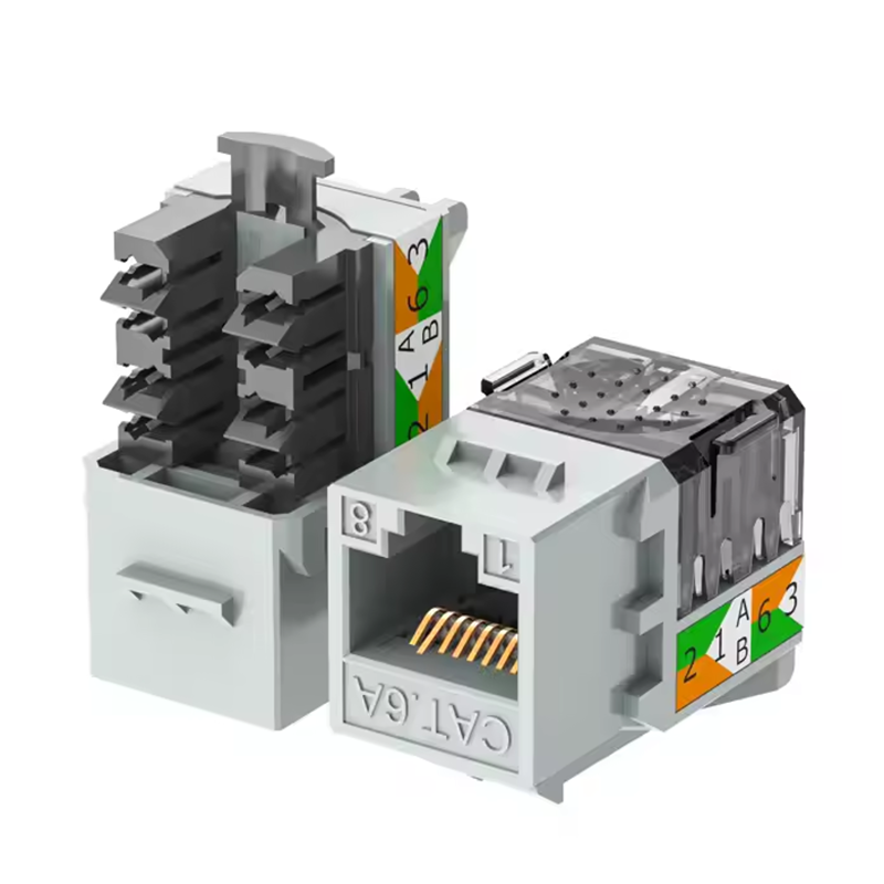 BEST SELLER New Design RJ45 Network Cat6 Shielded Module FTP Keystone Jack For Faceplate