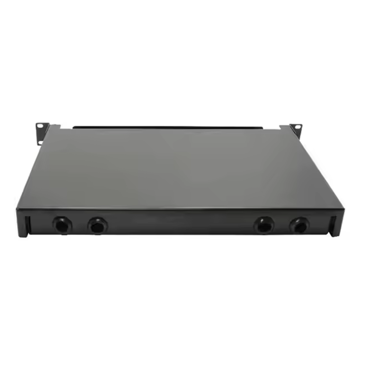 HOT SELLER Fiber Optics- 19'' Fiber Optic Patch Panel Rack Mount Terminal Box 24 Port SC/LC/FC/ST