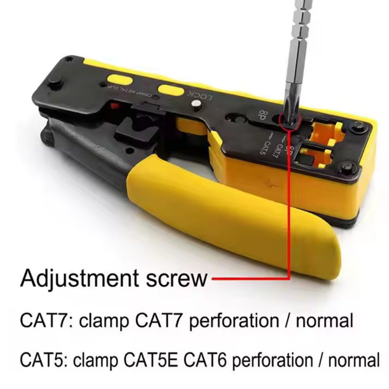 HOT SALE Network Tool - RJ45 RJ11 Cat6 Cat7 Connector Pass Through Crimping Tool