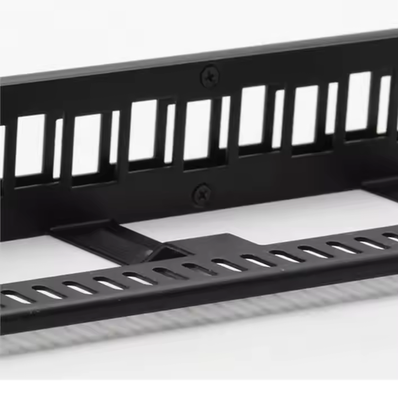 HOT SALE Cable Management - 19" 1u Rack Mount Horizontal Metal Cable Manager
