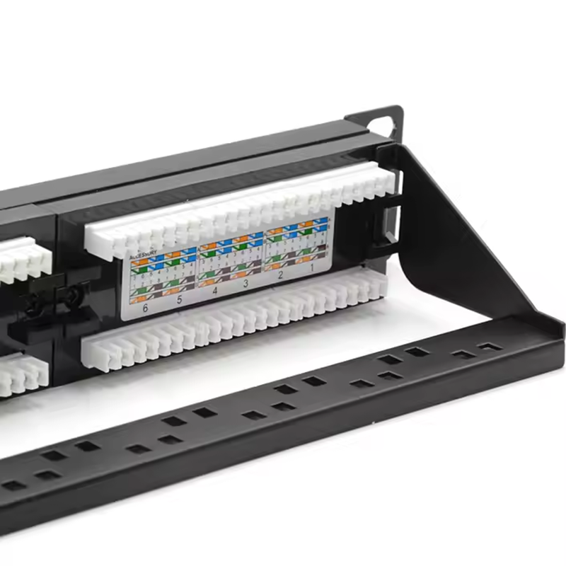 HOT SALE Cable Management - 1U Metal Cable Manager Metal D-rings Network Cable Organizer