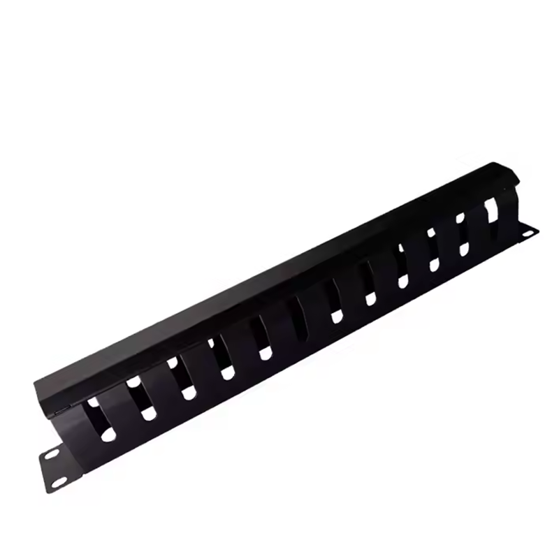 Cable Management - 1U Network 1U Metal Cable Manager Metal D-rings Cable Organizer