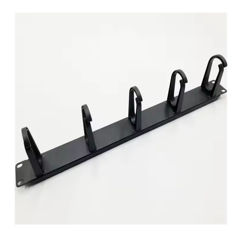 Cable Management - 1U Network 1U Metal Cable Manager Metal D-rings Cable Organizer