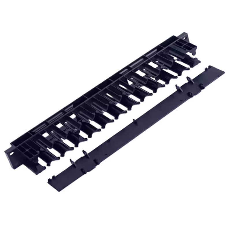 HOT SALE Cable Management -  1U 12 Slots ABS Plastic Cable Organizer Cable Management