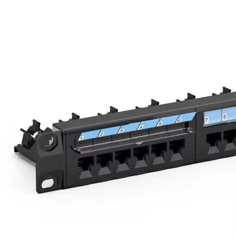 HOT SALE Unhielded Blank Patch Panel UP-Down 24 Ports Cat5e Network Patch Panel