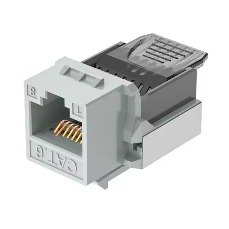 BEST SELLER RJ45 Toolless UTP Cat3 Cat5e Cat6 Cat6a Construction unShielded Female Keystone Jack