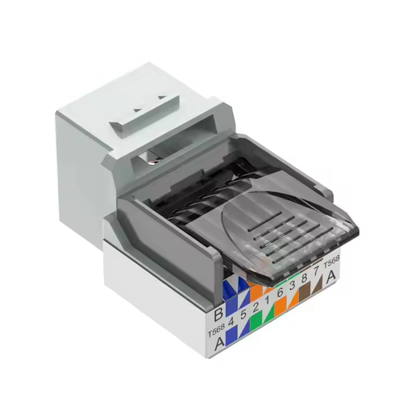 BEST SELLER RJ45 Toolless UTP Cat3 Cat5e Cat6 Cat6a Construction unShielded Female Keystone Jack