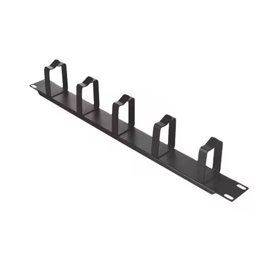 BEST SELLER Cable Management - 1U Horizontal 5 D Rings Cable Management