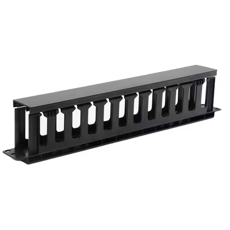 BEST SELLER Network 1U 12 Slots ABS Plastic Cable Organizer Cable Management