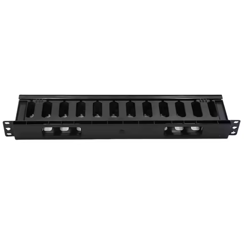 BEST SELLER Network 1U 12 Slots ABS Plastic Cable Organizer Cable Management